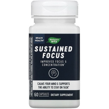 Nature's Way Sustained Focus, 60 капсули, Nature’s Way