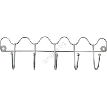 UTC Стенна закачалка 10x34, 5 cm, лъскав хром (UT0007)