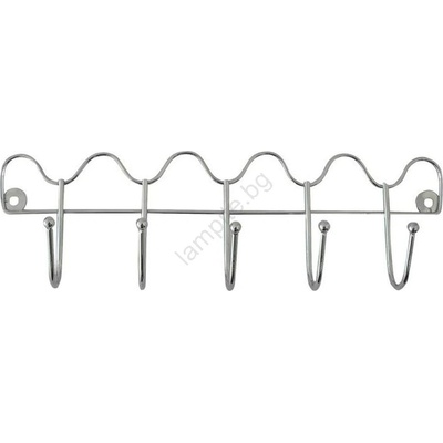 UTC Стенна закачалка 10x34, 5 cm, лъскав хром (UT0007)