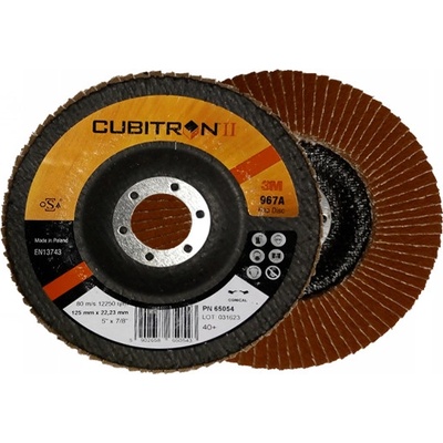 Kotúč lamelový 125mm zr. 40 3M CUBITRON II 967A (7100011310) 65054