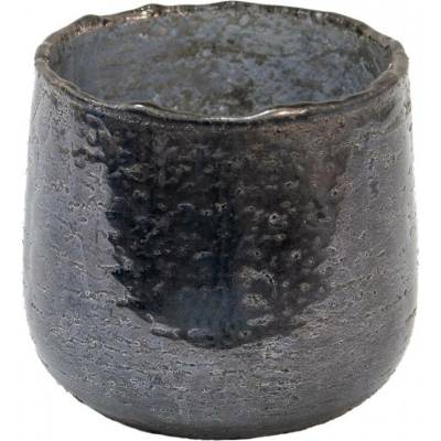 Skleněná čajová svíčka Houder Grey 9*8 cm – 9x8 cm