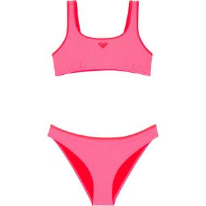 Roxy Детски комплект бикини Roxy Kid's Aruba Bralette Set Bikini - Sangria Sunset - размер 7 Years (750-2829-0113)