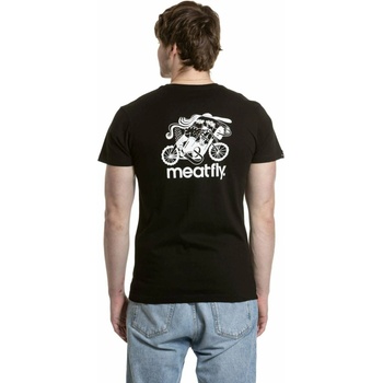 Meatfly мъжка тениска Keke Moto Black Meatfly | Cheren | МЪЖЕ | S
