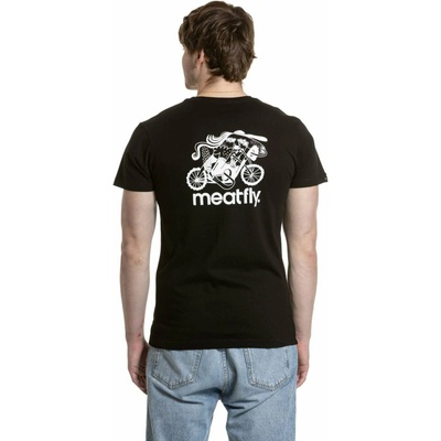 Meatfly мъжка тениска Keke Moto Black Meatfly | Cheren | МЪЖЕ | S