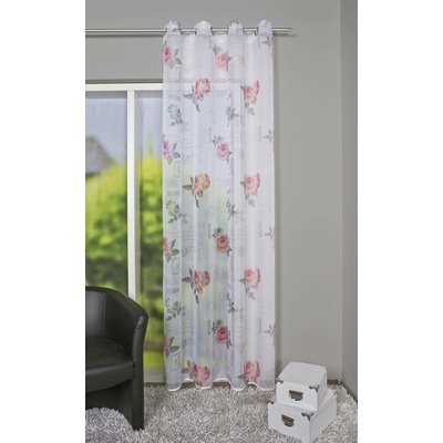 HOME WOHNIDEEN hotová záclona 53301 ROSE 2305 ruzova 245x140 cm (v x s)