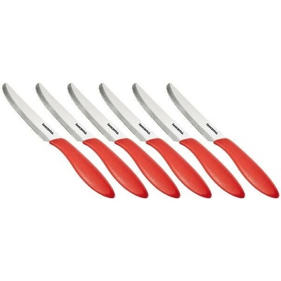 Tescoma PRESTO 863054 Nôž jedálenský PRESTO 12 cm 6 ks červená
