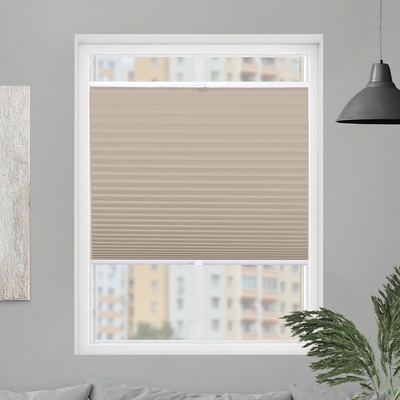 FOA Plisé roleta, s profilom Classic, Blackout, Tmavo béžová, P 955 100 x 20 cm