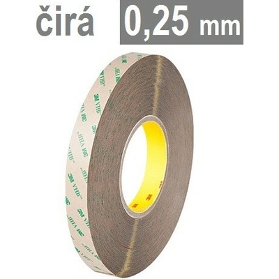 3M VHB 9473 Tenká obojstranne lepiaca páska bez nosiča 0,25 mm 12 mm x 55 m číra