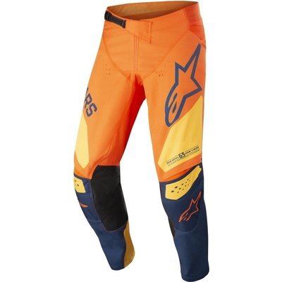 Alpinestars Techstar Factory 2022 oranžovo-tmavo modro-žlté