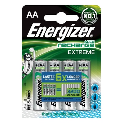 Energizer Акумулаторни батерии Energizer AA 2300mAh, 4 броя (7638900349993)
