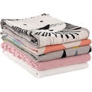 PETITE&MARS Deka pletená bavlnená Harmony Happy Triangles