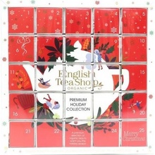 English Tea Shop Čaj Adventní kalendář bio Puzzle červený 48 g 25 ks Feel Nature s.r.o.