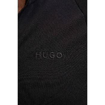 HUGO BOSS Домашен суичър от памук hugo в черно с апликация 50520493 (50520493)