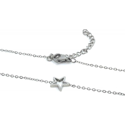 Jan Kos jewellery Řetízek s přívěskem z oceli 12111104