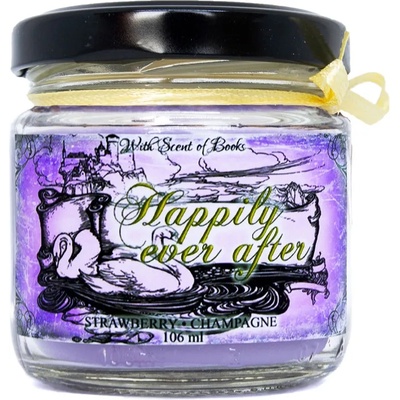 With Scent of Books Ароматна свещ - Happily ever after, 106 ml (HAPPILY EVER AFTER 106 ml)