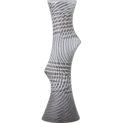 Bloomingville Ваза Raheem 34 см сива (82060108)