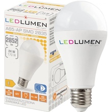 LEDlumen LED žárovka E27 PREMIUM 24W 2852lm CCD 56x2835 LED CCD Teplá bílá