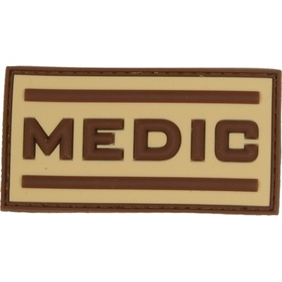 3D nášivka MEDIC - pouštní, Jackets to go