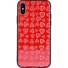 Púzdro Heart Vennus Glass Case Samsung Galaxy A7 2018 A750 Červené