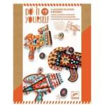 DJECO - Творчески комплект - Направи си сам 3 броя оръдия с ластик и жетони (DJ07913)