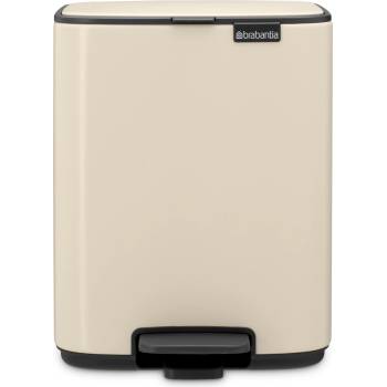 Brabantia Кошче за отпадъци с педал BO 7 л, фин бежов, стомана, Brabantia (BRAB237928)