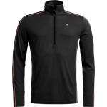 Ortovox Мъжко мериносово термобельо Ortovox 185 Rock'N'Wool Zip Neck Merino base layer - Black Raven (015-2323-0112)