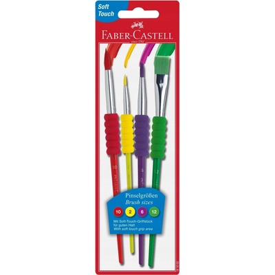 Štetec, sada, no. 2-6-10-12, FABER-CASTELL