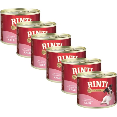 RINTI Консерва Rinti Gold Adult телешко 6 x 185 г