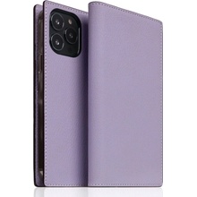 SLG Design D9 France Chevere Sully Leather Diary iPhone 14 Pro Max - Lavender