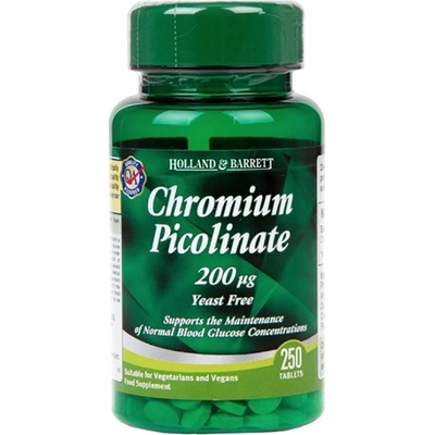Holland & Barrett Chromium Picolinate 200 mcg [250 Таблетки]