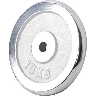 Gorilla Sports záťažový kotúč chrómovaný 15 kg 330 mm