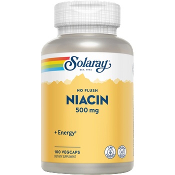 SOLARAY No Flush Niacin - капсули - 100 вег. капсули