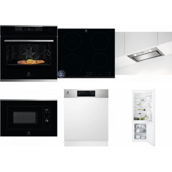 Set Electrolux KOBCS31X + LIR60433B + LFG716X + LMS2203EMX + EEM48300IX + ENT6TF18S