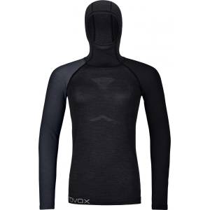 Ortovox Дамско мериносово термобельо Ortovox Women's 120 Comp Light Hoody Merino base layer - Black Raven (115-1701-0114)