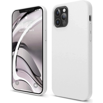 elago Soft Silicone Case - силиконов (TPU) калъф за iPhone 12, iPhone 12 Pro (бял)