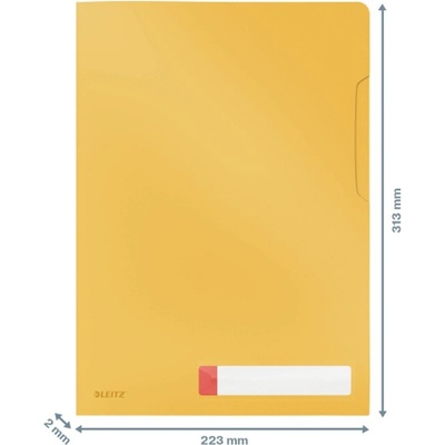 Leitz Cosy A4 Obal L pevný 200mic teplý žltý 3 ks