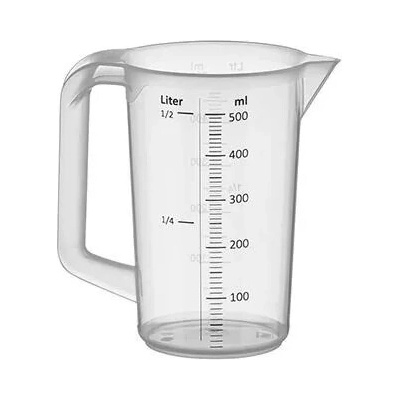 APS Odměrka, objem: 0,50 litru, výška: 135 mm, průměr: 95 mm