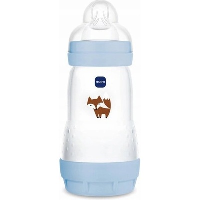 Mam kojenecká láhev anti colic Perfect Start Grounding in nature modrá 260 ml