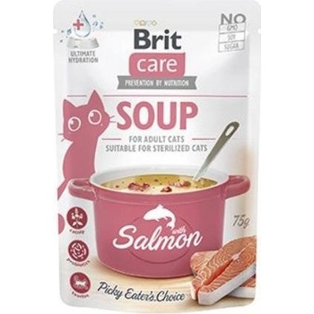 Brit Care Cat Soup Salmon 75 g