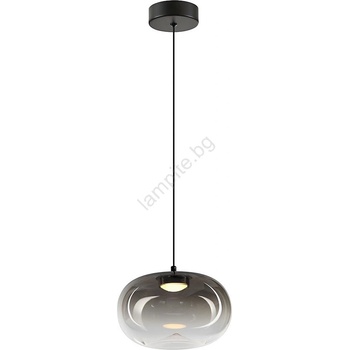 MILAGRO Led Пендел vaso led/4w/230v Ø 18 см черен/опушен (mi2666)