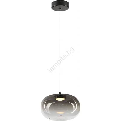 MILAGRO Led Пендел vaso led/4w/230v Ø 18 см черен/опушен (mi2666)