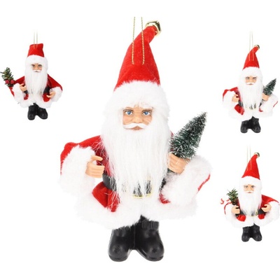 Euro Habitat Vánoční ozdoba Santa k zavěšení 13 cm, 3 varianty