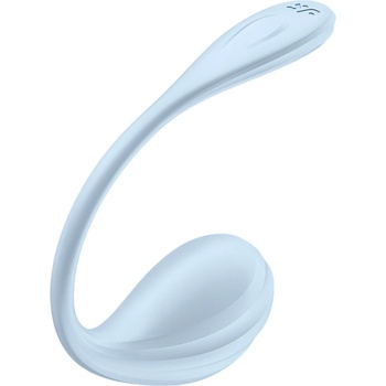 Satisfyer Smooth Petal - inteligentné vibračné vajíčko modré