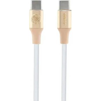 Guess Кабел Guess Ebossed Logo, USB-C към USB-C, 1.5m, златист (3666339171414)