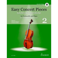 Easy Concert Pieces 2 + Audio Online / snadné přednesové skladby pro violoncello a klavír