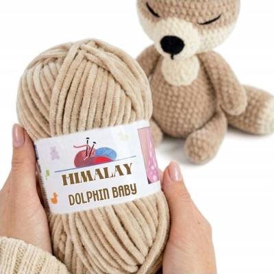 Priadza Himalaya Dolphin Baby 100 g 120 m 80317 béžová