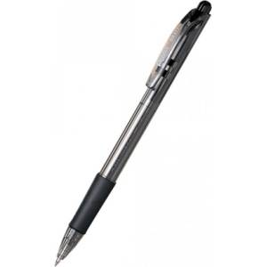 Pentel Автоматична химикалка Pentel BK417, черен цвят на писане, 0.7 mm, черен, цената е за 1бр. (продава се в опаковка от 12бр. ) (OK26828)