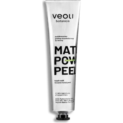 Veoli Botanica Matcha Power Peel Enzymatický peeling s kyselinami 75 ml