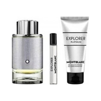 Image 1 of Mont Blanc Комплект за мъже Montblanc Explorer Platinum - Парфюмна вода 100 мл + 100 мл + 7.5 мл