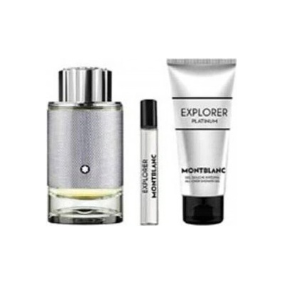 Mont Blanc Комплект за мъже Montblanc Explorer Platinum - Парфюмна вода 100 мл + 100 мл + 7.5 мл